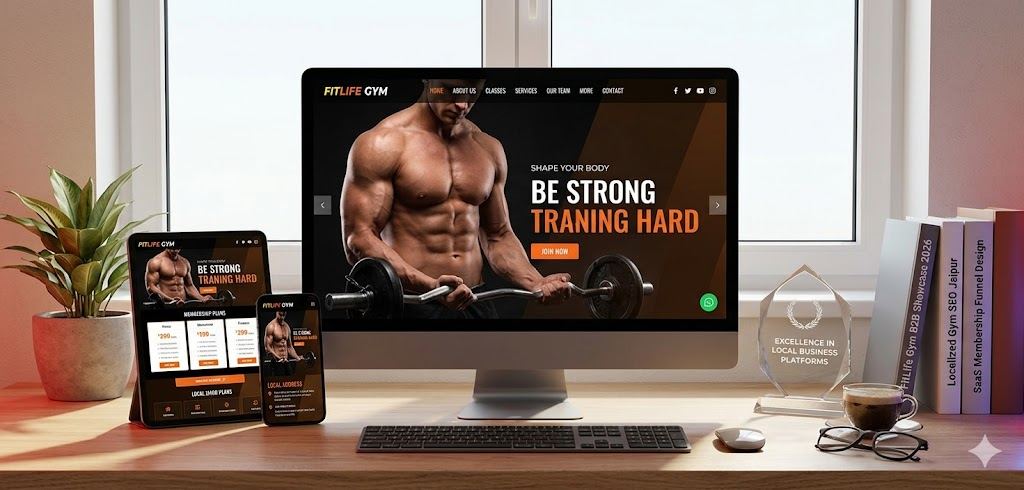 FitLife Gym website project by Adsphere Group